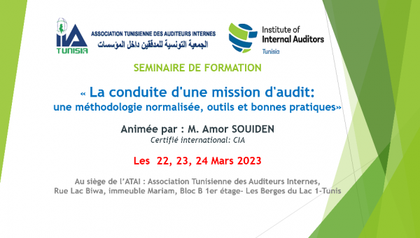 « La conduite d'une mission d'audit: une méthodologie normalisée, outils et bonnes pratiques»