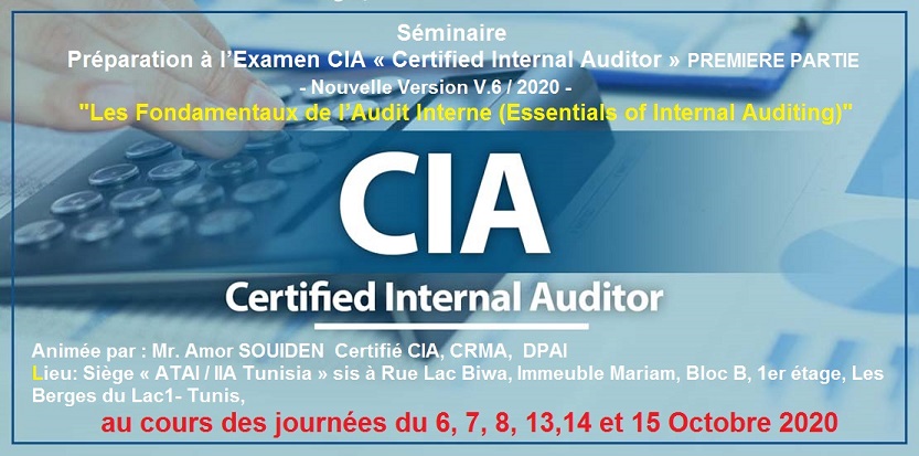 CIA « Certified Internal Auditor »: PREMIERE PARTIE-  Les Fondamentaux de l’Audit Interne (Essentials of Internal Auditing) -