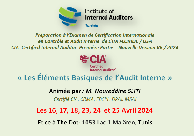 Certified Internal Auditor :Partie I